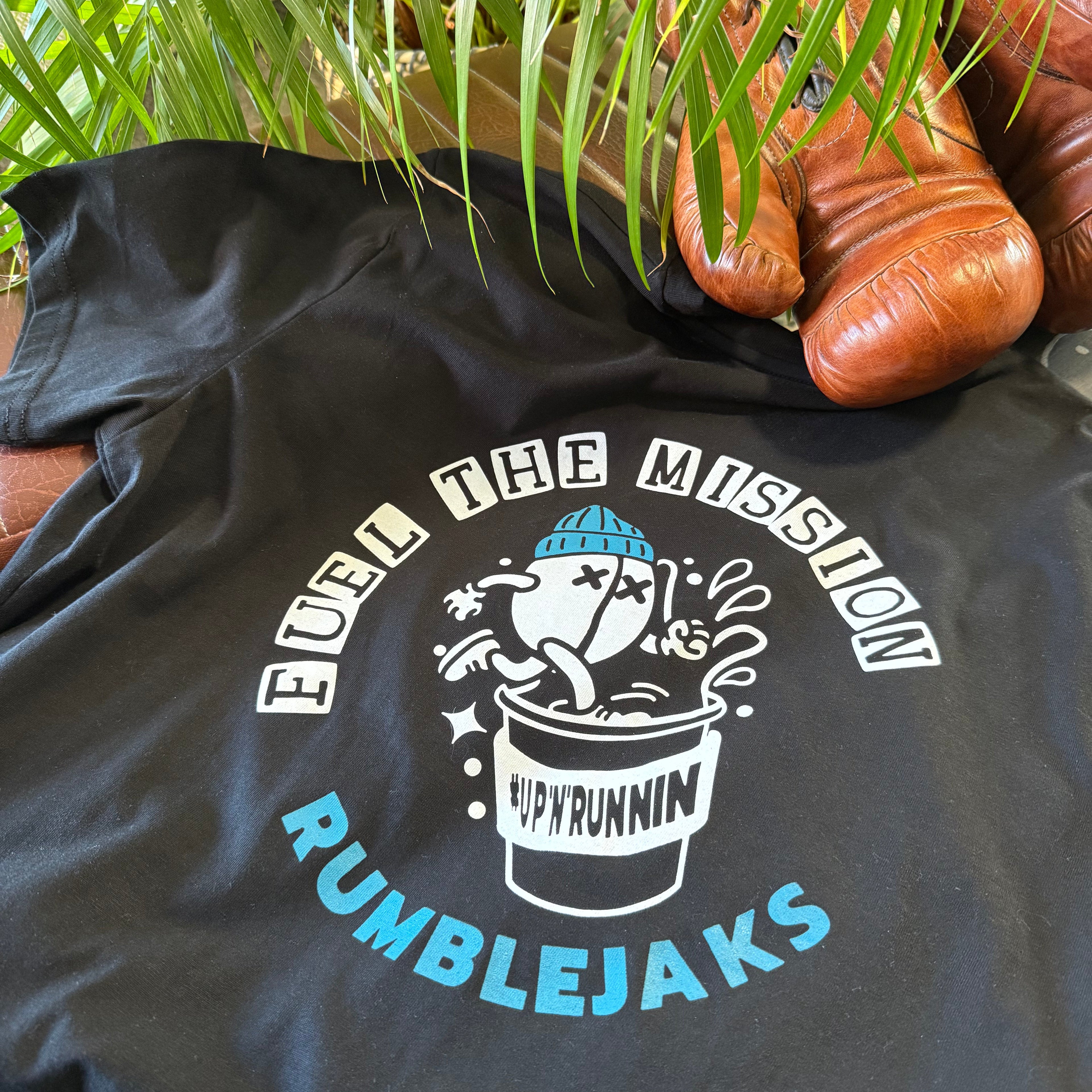 Black fuel the mission on table